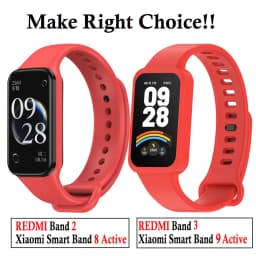 Strap For Xiaomi Band 9/8 Active Watchband For Mi Band 8/9 Active For Redmi Band 3 Strap Wristband For Redmi Band 3 2 Wriststrap