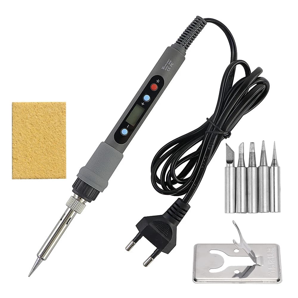 New Electric Soldering Iron 60W / 80W Digital Adjustable Temperature Desoldering Welding Repair Solder Tools