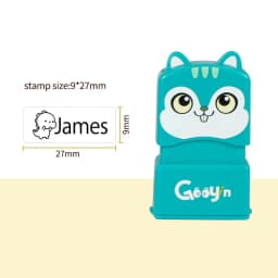Customized Name Stamp Paints Personal Student Child Baby Engraved Waterproof Non-fading Kindergarten Cartoon Clothing Name Seal