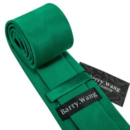 Fashion Men Tie Green Teal Blue Solid Paisley Striped Plaid Floral Animal Necktie Handkerchief Cufflinks Set Barry. silk Wang