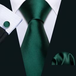 Fashion Men Tie Green Teal Blue Solid Paisley Striped Plaid Floral Animal Necktie Handkerchief Cufflinks Set Barry. silk Wang