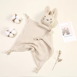 Baby Cotton Muslin Comforter Blanket Soft Newborn Sleeping Dolls Cute Cat Kids Sleep Toy Soothe Appease Towel Bibs Saliva Towel