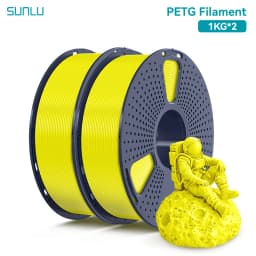SUNLU PETG Filament 1KG 3D Material 1.75MM Arranged Neatly Clogging Free No Bubble Odorless Eco-Friendly Bright Color