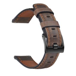 Vinatge Distressed Leather Strap For Huawei Watch GT 2 Bracelet For Samsung Galaxy Active 2 Amazfit Bip 20mm 22mm Watchbands