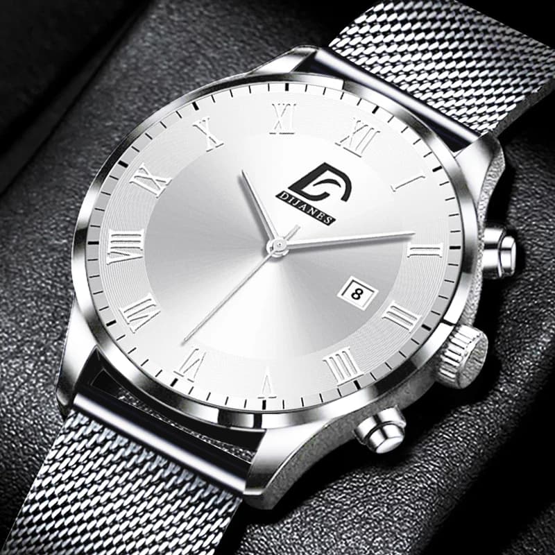 Luxury Fashion Mens Minimalist Watches Luxury Quartz Watch Men Business Casual Clock reloj hombre