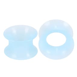 2Pcs Silicone Ear Plugs and Tunnels Ear Piercings Earlets Screwed Earring Expander Ear Gauges Body Jewelry Piercings