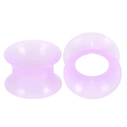 2Pcs Silicone Ear Plugs and Tunnels Ear Piercings Earlets Screwed Earring Expander Ear Gauges Body Jewelry Piercings