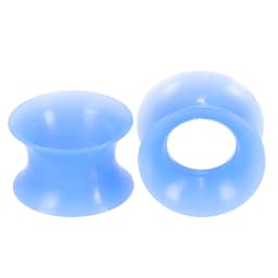2Pcs Silicone Ear Plugs and Tunnels Ear Piercings Earlets Screwed Earring Expander Ear Gauges Body Jewelry Piercings