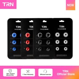TRN 3Pairs (6pcs) Earphone Memory Cotton Earmuffs Rebound Earplugs PU Sponge Memory Sponge Earphone Eartips V90 MT1 ST1 BA15