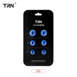TRN 3Pairs (6pcs) Earphone Memory Cotton Earmuffs Rebound Earplugs PU Sponge Memory Sponge Earphone Eartips V90 MT1 ST1 BA15