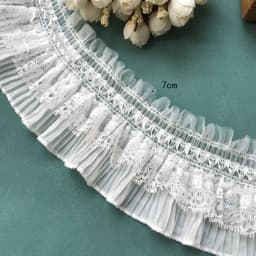 1 Yard Width 8CM Embroidery Lace Clothing Lace Fabric Lace Layer Materials Vintage Dress Lace Accessories