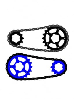 25H T8F 420 428 428H 520 530 Chain Master Link Pocket Dirt Pit ATV Quad Go Kart E Gas Scooter Motorcycle