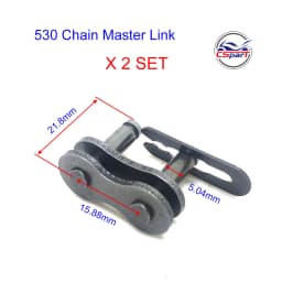 25H T8F 420 428 428H 520 530 Chain Master Link Pocket Dirt Pit ATV Quad Go Kart E Gas Scooter Motorcycle