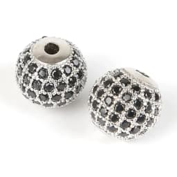 Copper Micro Pave Zircon Crystal CZ Geometry Crown Leopard Helmet Skull Loose Spacer Beads for Jewelry Making DIY Men Bracelet