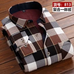 2026 winter Men's fashion smart casual striped long Sleeve Shirts,autumn men thicken Shirt Slim Fit Shirt Male full size M-4XL