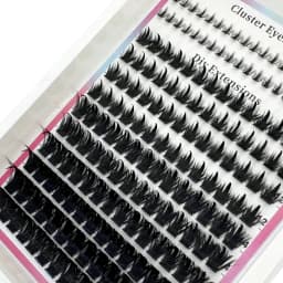 Wispy Lash Clusters with Spikes Salon-Like Eyelash Clusters DIY D Curve Cluster Eyelash Extensions Full Spiky Individual Lashes
