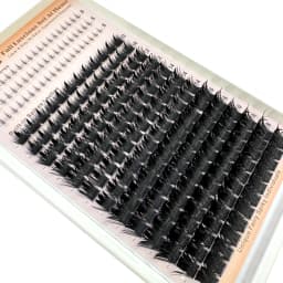 Wispy Lash Clusters with Spikes Salon-Like Eyelash Clusters DIY D Curve Cluster Eyelash Extensions Full Spiky Individual Lashes