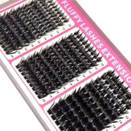 Wispy Lash Clusters with Spikes Salon-Like Eyelash Clusters DIY D Curve Cluster Eyelash Extensions Full Spiky Individual Lashes