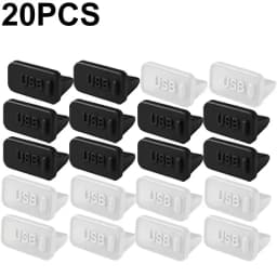 Dust Plug for USB -A Charger Port Cover Cap Female Jack Universal Silicone Dustproof USB-A Ports Protector PC Notebook Laptop