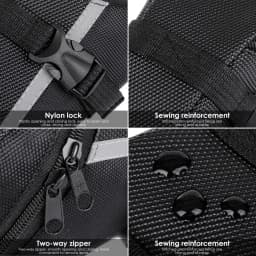 DOMEN Bicycle WaterProof Saddle Bag Bicycle  Reflective Tail Bag MTB Bike Universal Rear Bag Outdoor Bicycle Accessories