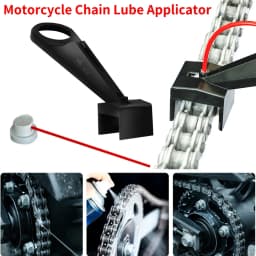 1/2PCS Motorcycle Chain Oiler Spray Lube Oiler Tool Mess-Free Chain Wax Chain Cleaner Attachment Chain Oil Applicator