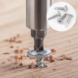 #8 M4.2 Stainless Steel Self-tapping Screw Large Round Flat Head Self Drilling Screw Fastener for Wood Sheet Metal Repair