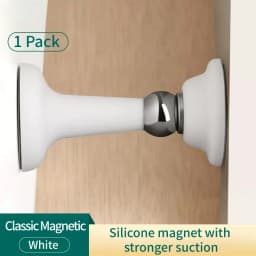 No-Drill Door Stopper for Room Bedroom Door Fixed Wall Protection Anti-Collision Household Silicone Strong Suction Floor Stopper