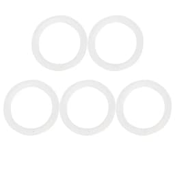 5pcs Food Grade BPA Free Silicone Adapter Rings Holder for Button Style Dummy Nipple Baby Pacifier Soother Teething Ribbon Clip