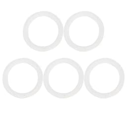 5pcs Food Grade BPA Free Silicone Adapter Rings Holder for Button Style Dummy Nipple Baby Pacifier Soother Teething Ribbon Clip
