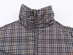 KONDALA Trendy Vintage Plaid Padding Jacket Women Stand-up Collar Zipper Jacket 2026 Fall Winter Chic High Street Casual Jacket