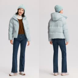 Semir Down Jacket Women Solid Color Loose Versatile 2025 Winter New Waterproof Oil-proof Stain-proof Hooded Coat Down Jacket