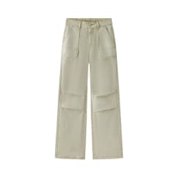 Semir Women Pants Denim Drawstring Cool Feeling Loose Workwear American Street Style Cool Wide Leg 2026 Summer Fashion Top