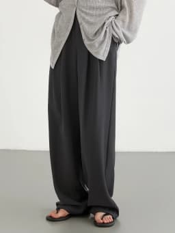 CHIC VEN Women Pants New Casual High Waisted Female Pleated Trousers Drooping Wide Leg Long Pant Office Lady Spring Summer 2025