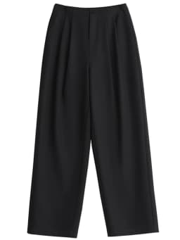CHIC VEN Women Pants New Casual High Waisted Female Pleated Trousers Drooping Wide Leg Long Pant Office Lady Spring Summer 2025