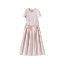 Semir Women Dress Pleated 2026 Crew Neck Cooling Waist Cinched Urban Casual Everyday Style Soft Comfortable Daily Wear Trendy