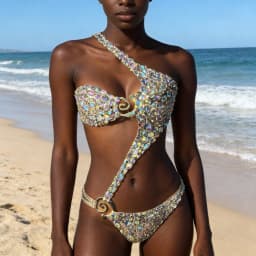 2025 newest fashion swimsuit bar bikinidiamond bikini crystal bar bikini swimsuit handmade bar bikini diamond bikini swimsuit