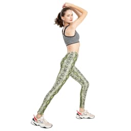 Women's Leggings Zebra Print Tights Polyester Spandex Blended Elastic Waist Fleece Autumn and Winter Clothing