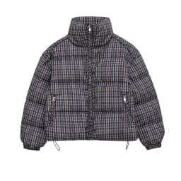 CharmChant Stand-Collar Plaid Puffer Jacket for Women Winter 2025 Padding Coat Female New in Coats Warm Check Outerwears Parkas