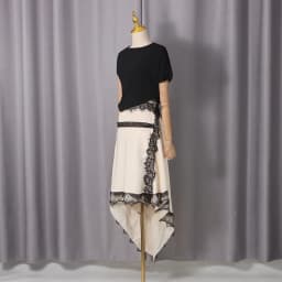 VGH Hit Color Patchwork Lace Women Dress O Neck Short Sleeve High Waist Decaortaion Sexy Long Dresses For Female New Clothes