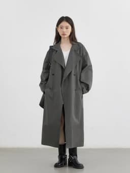 CHIC VEN Fashion Women Long Trench Coat Solid Belt Loose Casual Windbreaker Double-breasted Female Overcoat Spring Autumn 2025