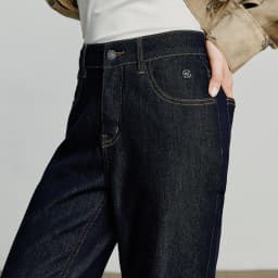 TOYOUTH Women Jeans 2025 Autumn NewAsymmetric Slim-Fit Slimming Stretch Bootcut Pants