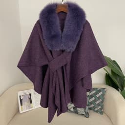 Spring Lanket Scarf Female Real Fur Coat Women Cloak Poncho Winter Warm Shawl Designer Thickening BPashmina Cape Stole Fur Coats