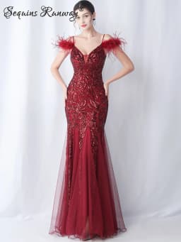 Sexy Elegant Long Wedding Evening Dresses for Women 2026 Mesh Birthday Party Dresses Woman Pink Maxi Sequin Summer Dress Vestido