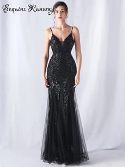 Sexy Elegant Long Wedding Evening Dresses for Women 2026 Mesh Birthday Party Dresses Woman Pink Maxi Sequin Summer Dress Vestido