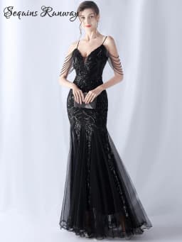 Sexy Elegant Long Wedding Evening Dresses for Women 2026 Mesh Birthday Party Dresses Woman Pink Maxi Sequin Summer Dress Vestido