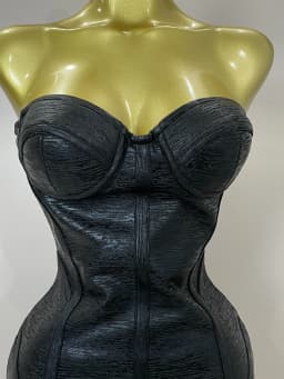 Sexy Strapless Gold Black Foil Color Bodycon Bandage Dress 2025New Women Fashion Celebrate Evening Party Luxury Birthday Dresses