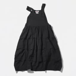 Vest casual dress for women imakokoni original summer artistic loose and versatile wave edge texture A-line skirt 265548