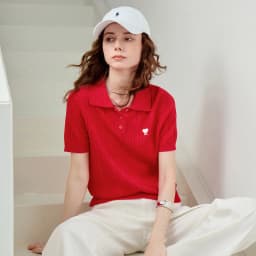 TOYOUTH Women Knit Top Summer 2026 Tianshuang Linen High Intelligence Retro Cable Knit Temperament Short Sleeve Elegant Style