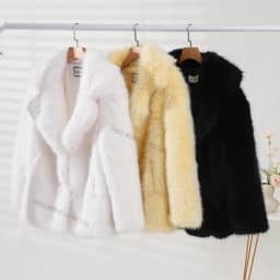 Neo Mint Women Winter 2024 High Quality Luxury Faux Fur Coat Thicken Warm Overcoat Outerwear Hot Girls Solid Long Fox Fur Jacket