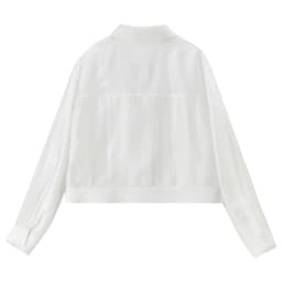 SENTUBILA Lyocell Shirt Women Sun Protection See-Through Tops 2026 Spring Summer Short Shirt Jacket Woman Shackets Q61WF6012